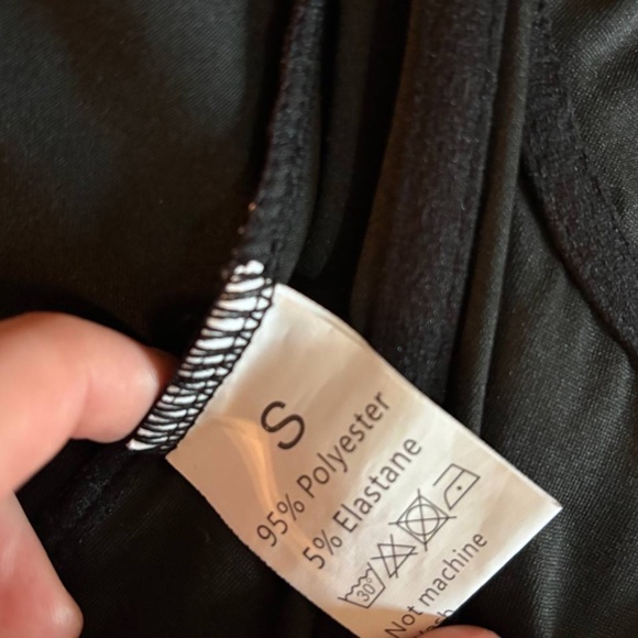 Black Floral Embroidered Mesh Corset Top – Size S (Bust-Friendly Fit) - Picture 5 of 5